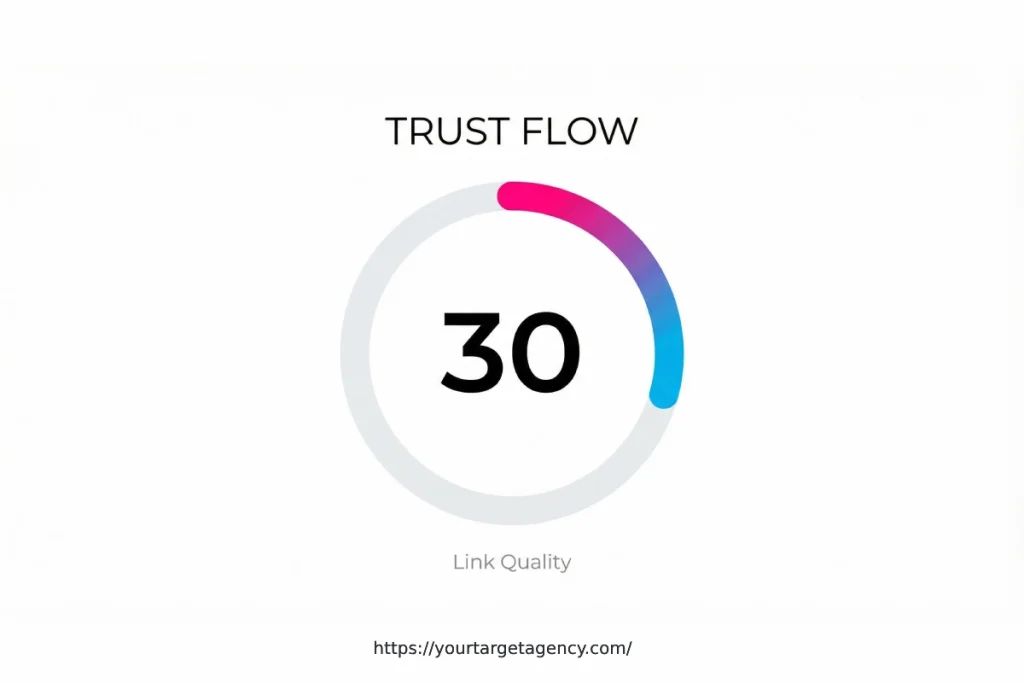 trust flow kpi netlinking