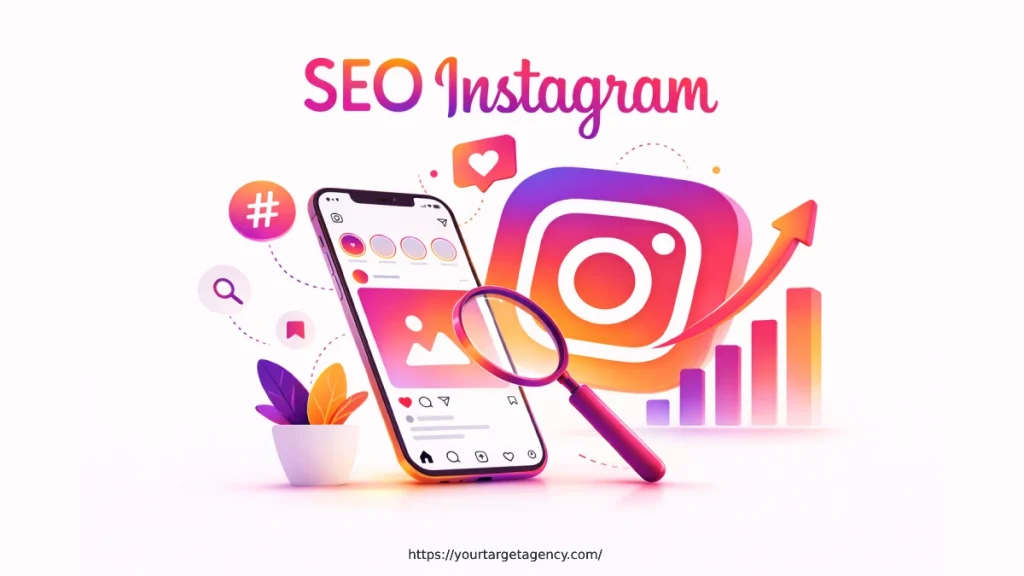 seo instagram concept