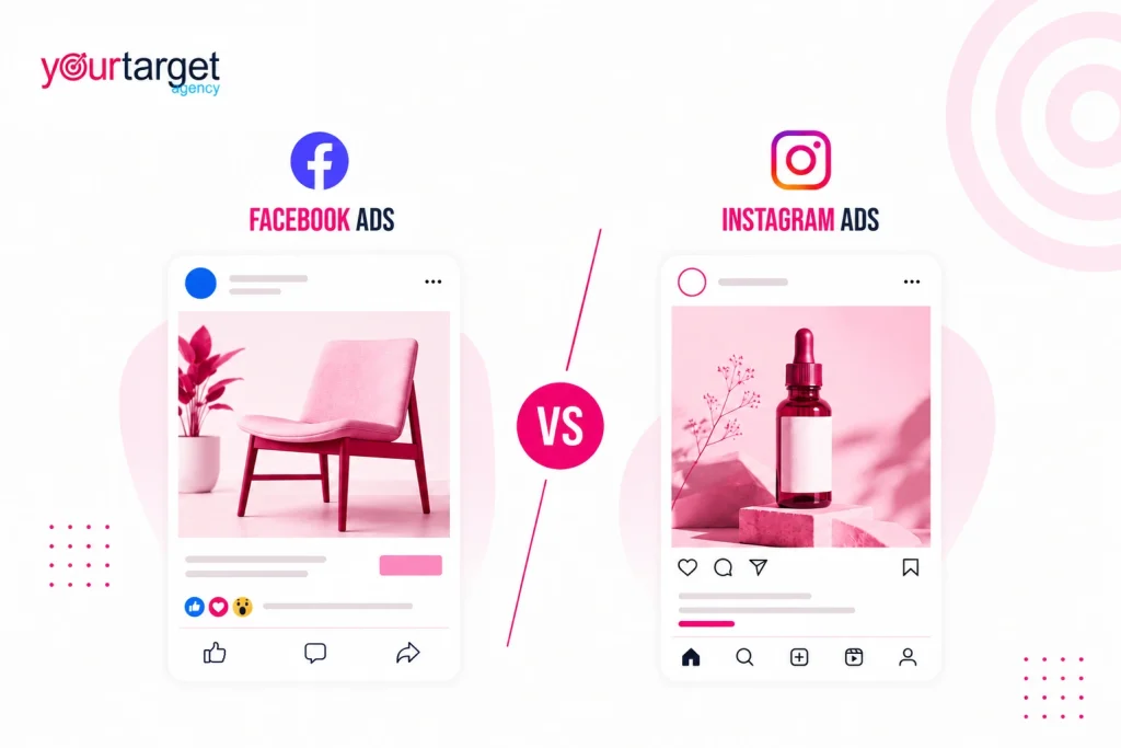 facebook ads vs instagram ads comparatif meta ads