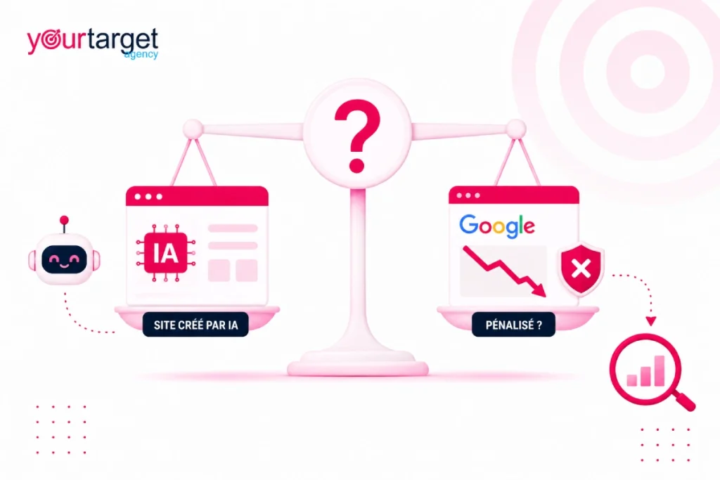 sites crees par IA et Google