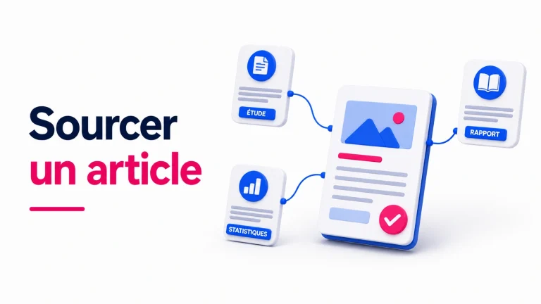 Sourcer un article SEO