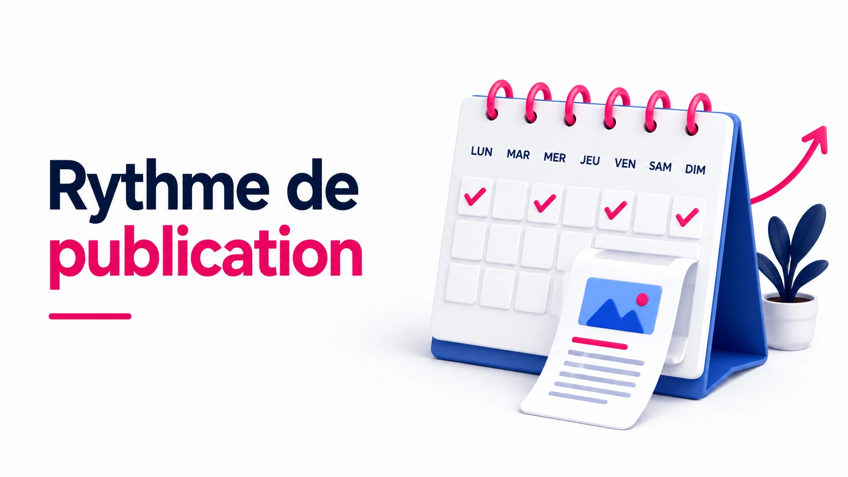 rrythme de publication : combien d'articles publier par semaine