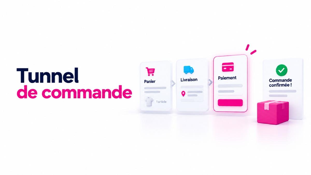 tunnel de commande boutique en ligne