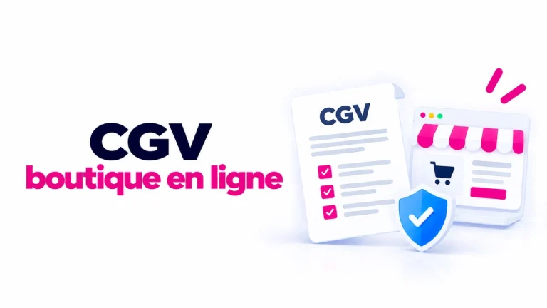 CGV pour boutique en ligne